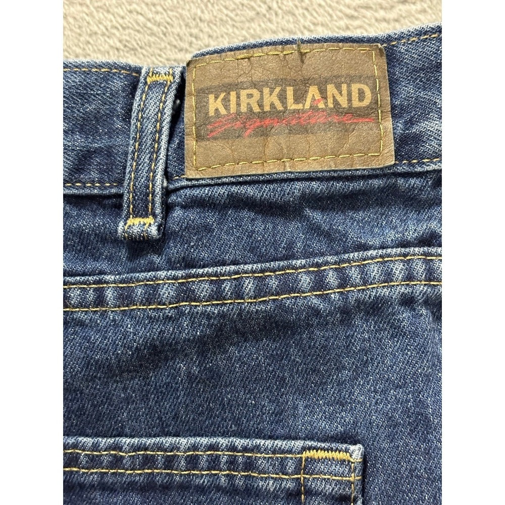 Kirkland Signature 38x34 Blue Straight Leg Jeans Men Casual Classic Denim