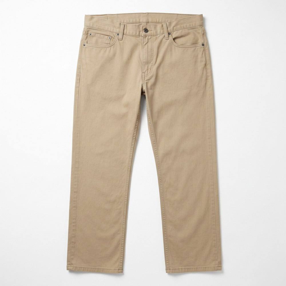 Levis 514 Slim Straight Khaki Pants 40x30 Mens Tan Chino Trousers Casual Preppy