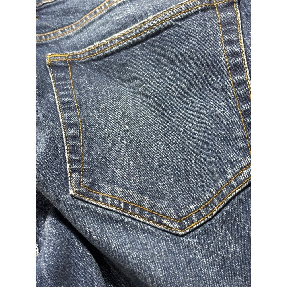 Gap 36/30 Blue Athletic Stretch Straight Jeans Mens Casual Minimalist Denim