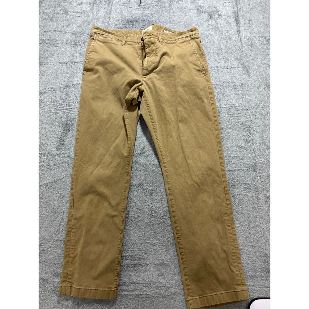 Goodfellow Hennepin Chino Athletic Pants 36x30 Khaki Mens Casual Preppy Classic