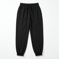Love Tree Womens L Black Smocked Waist Jogger Pants NWT Casual Athleisure Boho