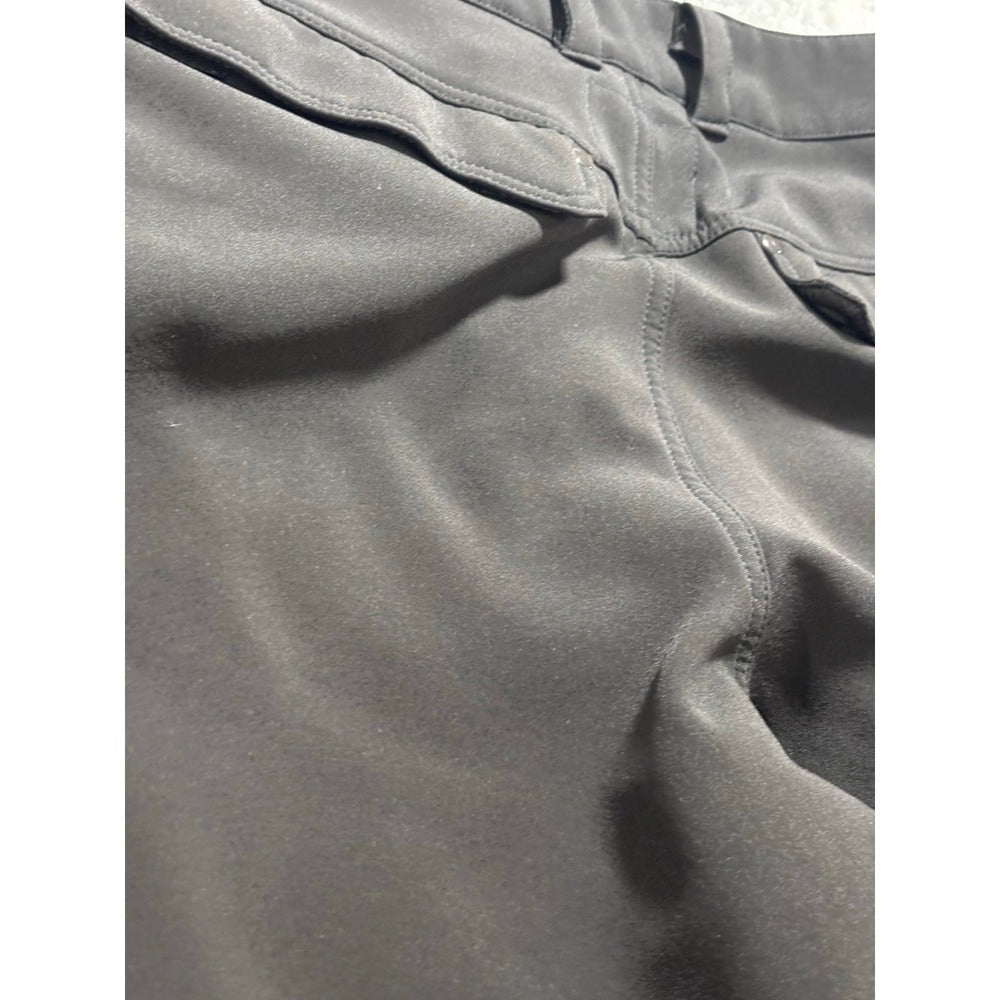CB Womens M Black Softshell Fleece Lined Snow Cargo Pants Athleisure Casual