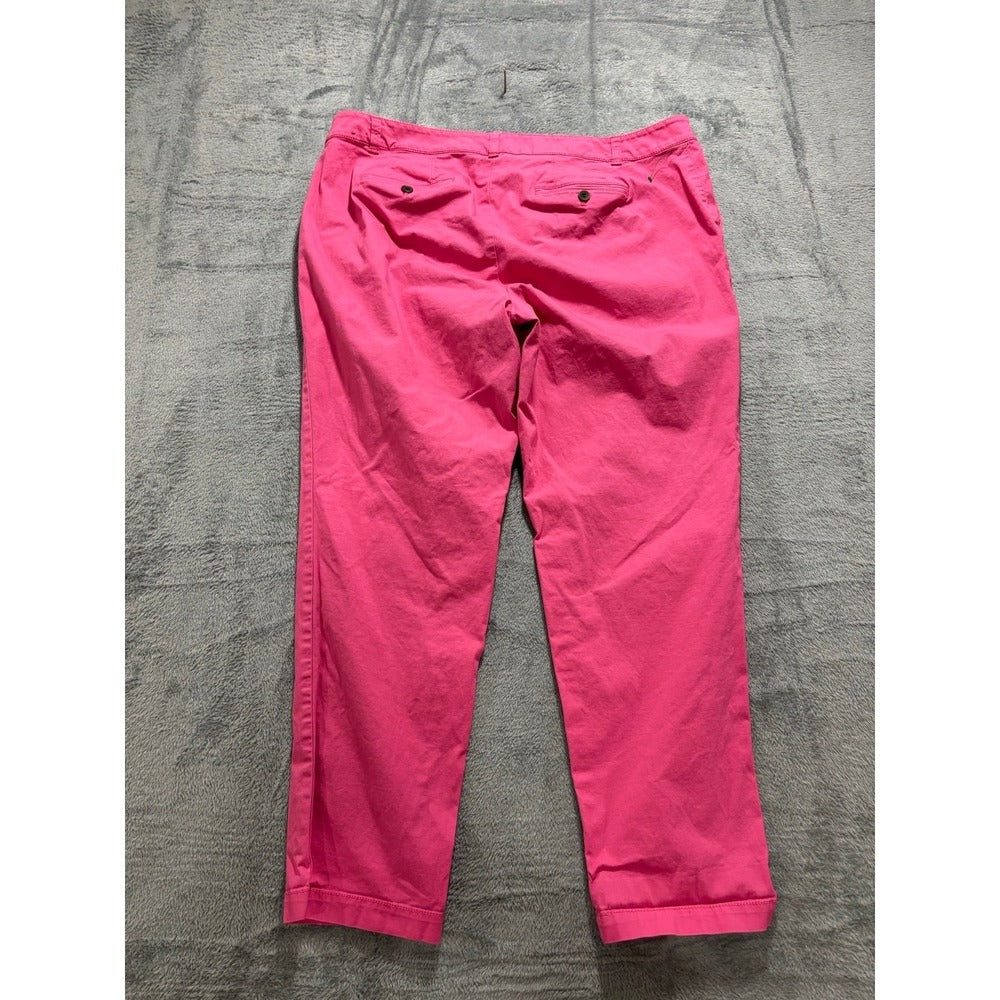 Talbots 16W Pink The Weekend Chino Pants Womens Preppy Casual