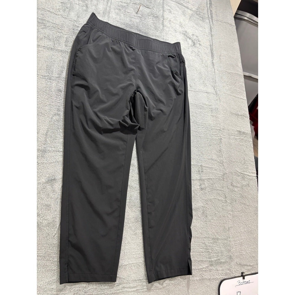 Eddie Bauer Womens L Black Pull On Pants Athleisure Casual Outdoor