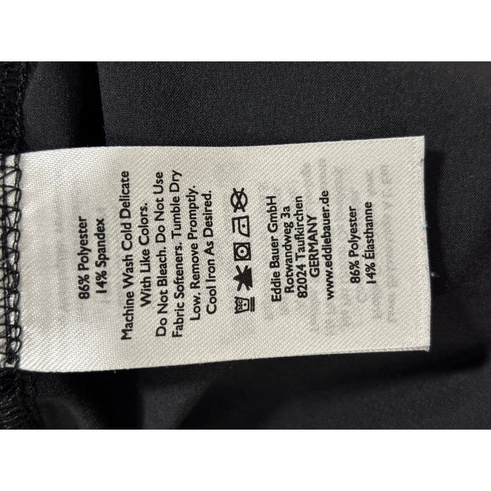 Eddie Bauer Womens L Black Pull On Pants Athleisure Casual Outdoor