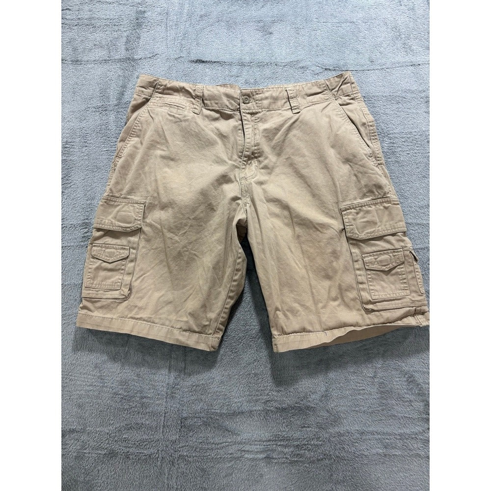 Architect Jean Co 36 Khaki Cargo Shorts Mens Casual Preppy Vintage