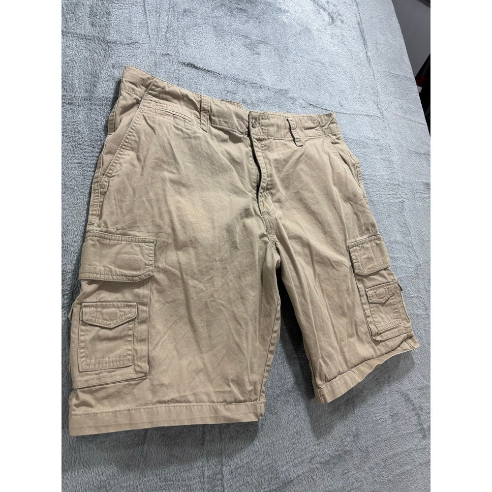 Architect Jean Co 36 Khaki Cargo Shorts Mens Casual Preppy Vintage