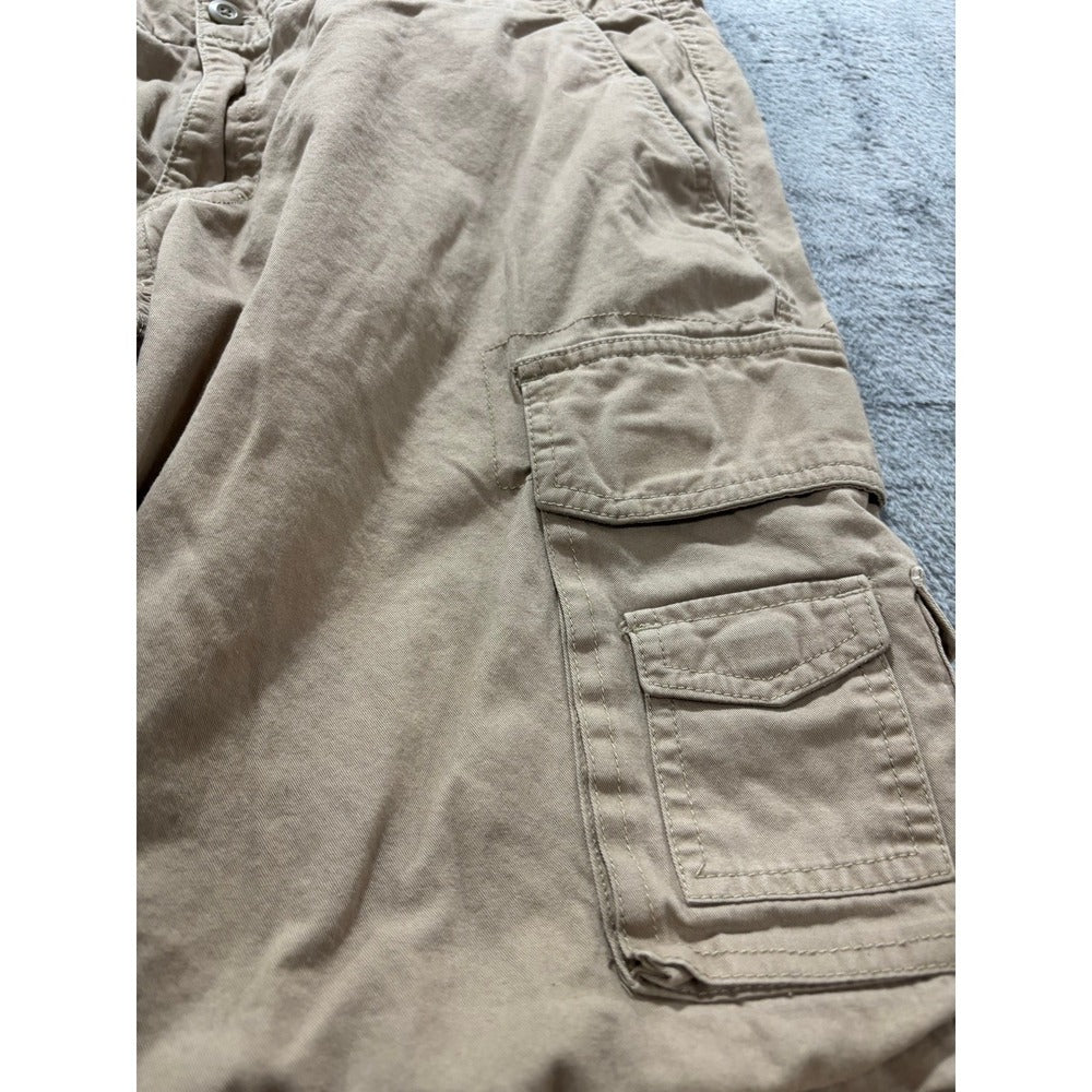 Architect Jean Co 36 Khaki Cargo Shorts Mens Casual Preppy Vintage