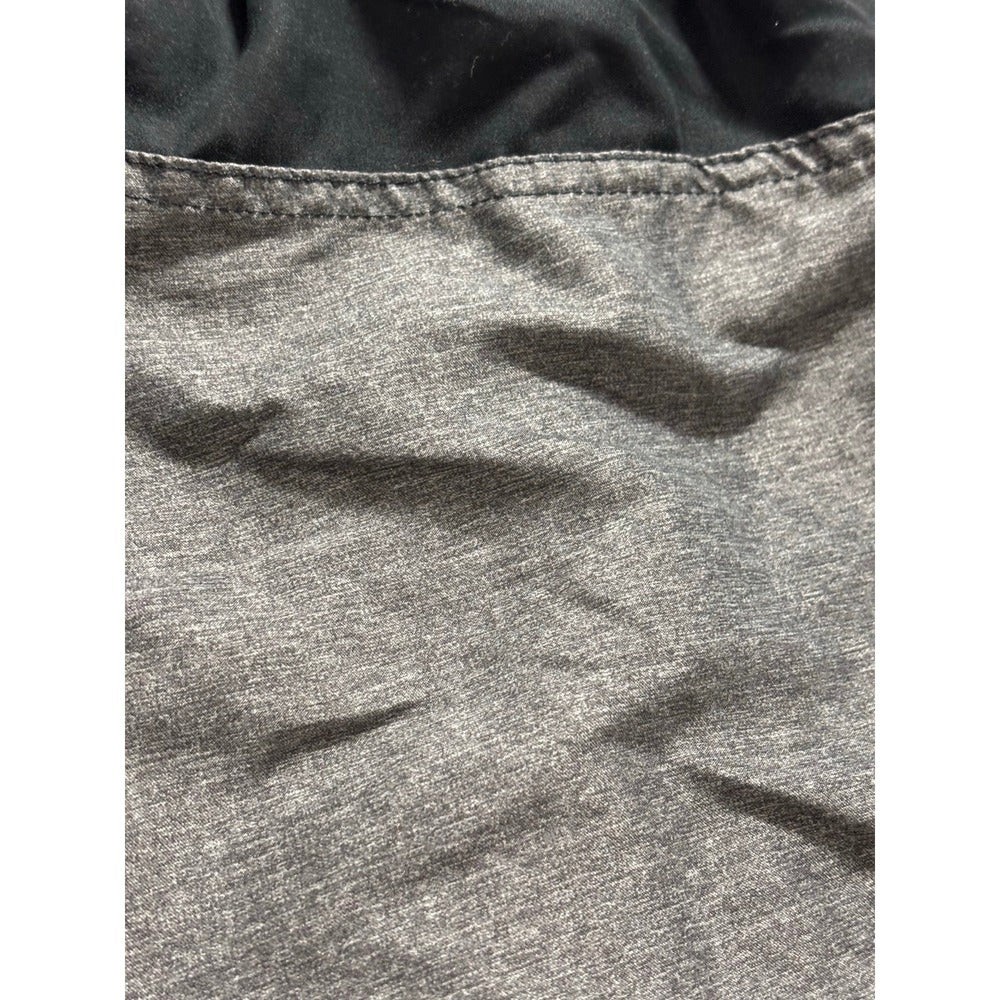 Speedo L Heather Gray Cargo Pocket Swim Trunks Athleisure Coastal Mens