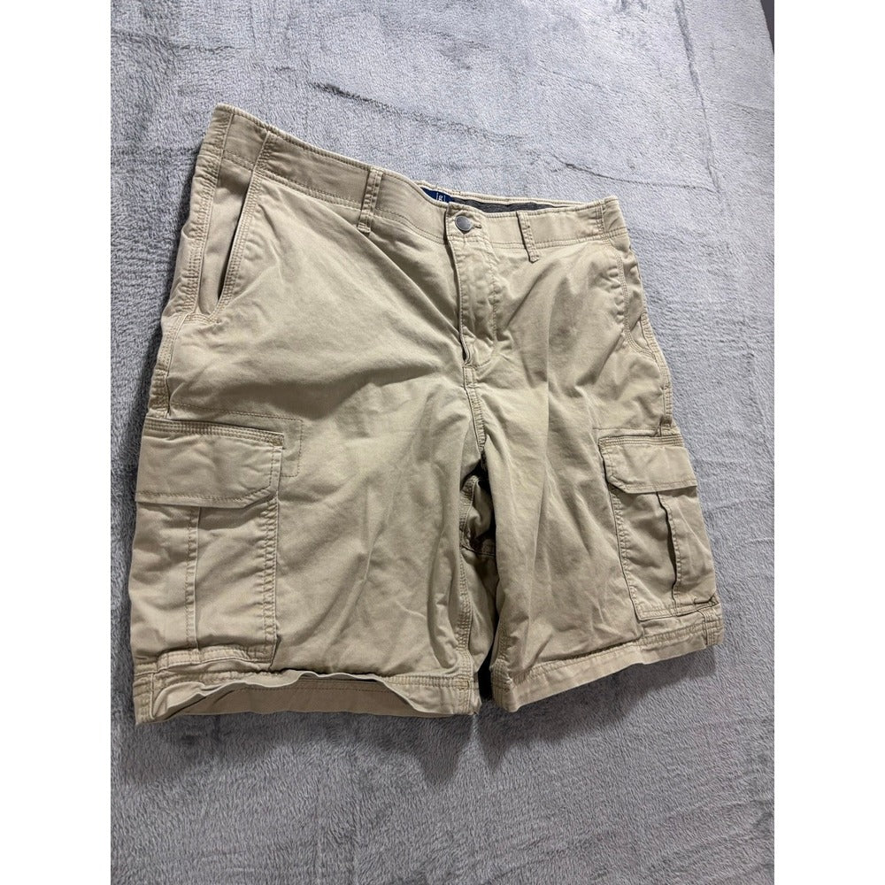 George 36 Khaki Cargo Shorts Mens Casual Utility Outdoor Summer Hiking