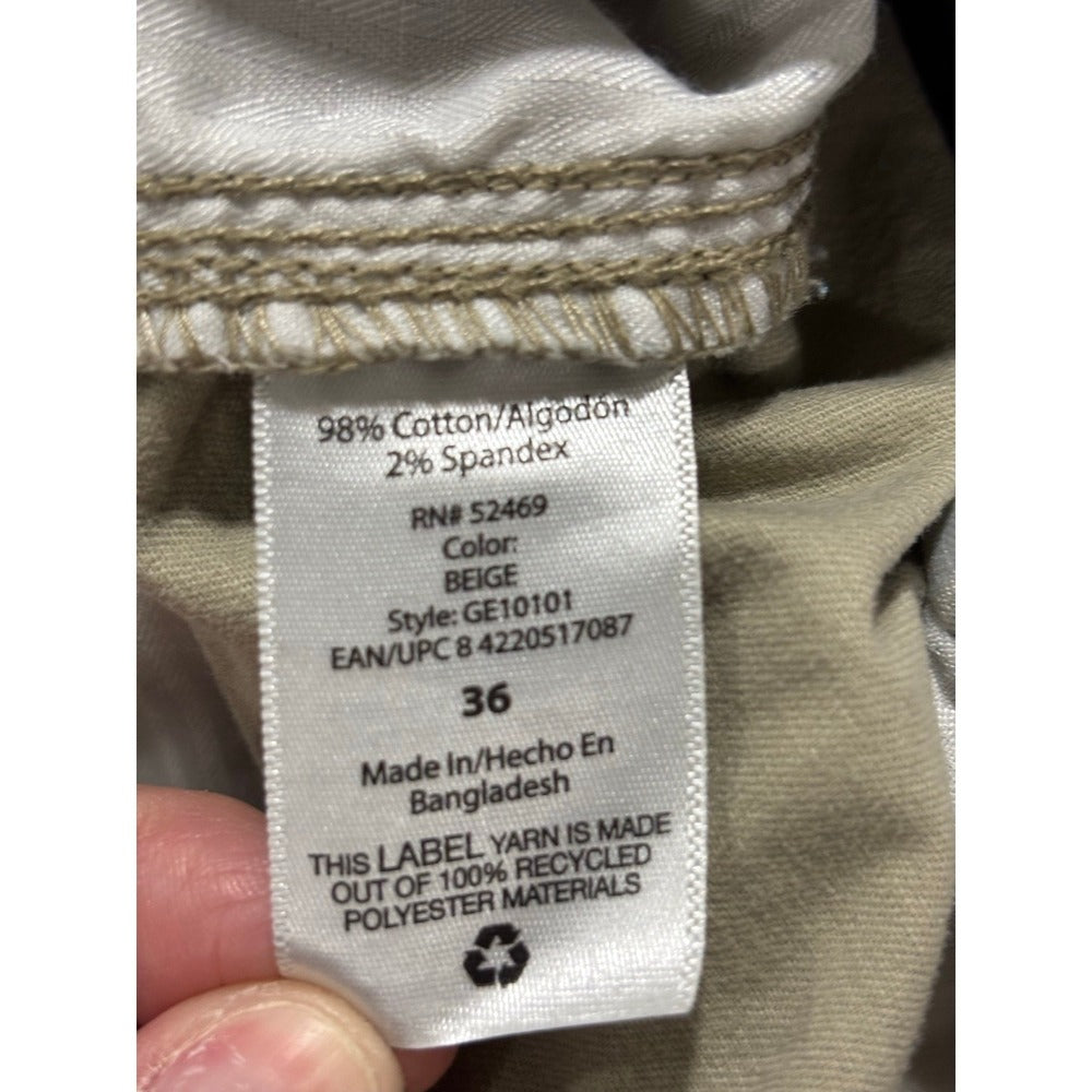 George 36 Khaki Cargo Shorts Mens Casual Utility Outdoor Summer Hiking