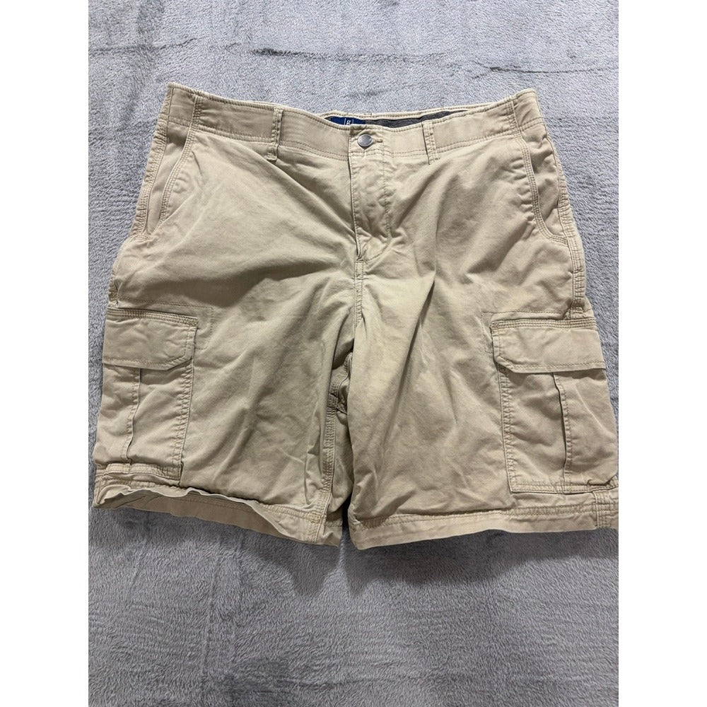 George 36 Khaki Cargo Shorts Mens Casual Utility Outdoor Summer Hiking