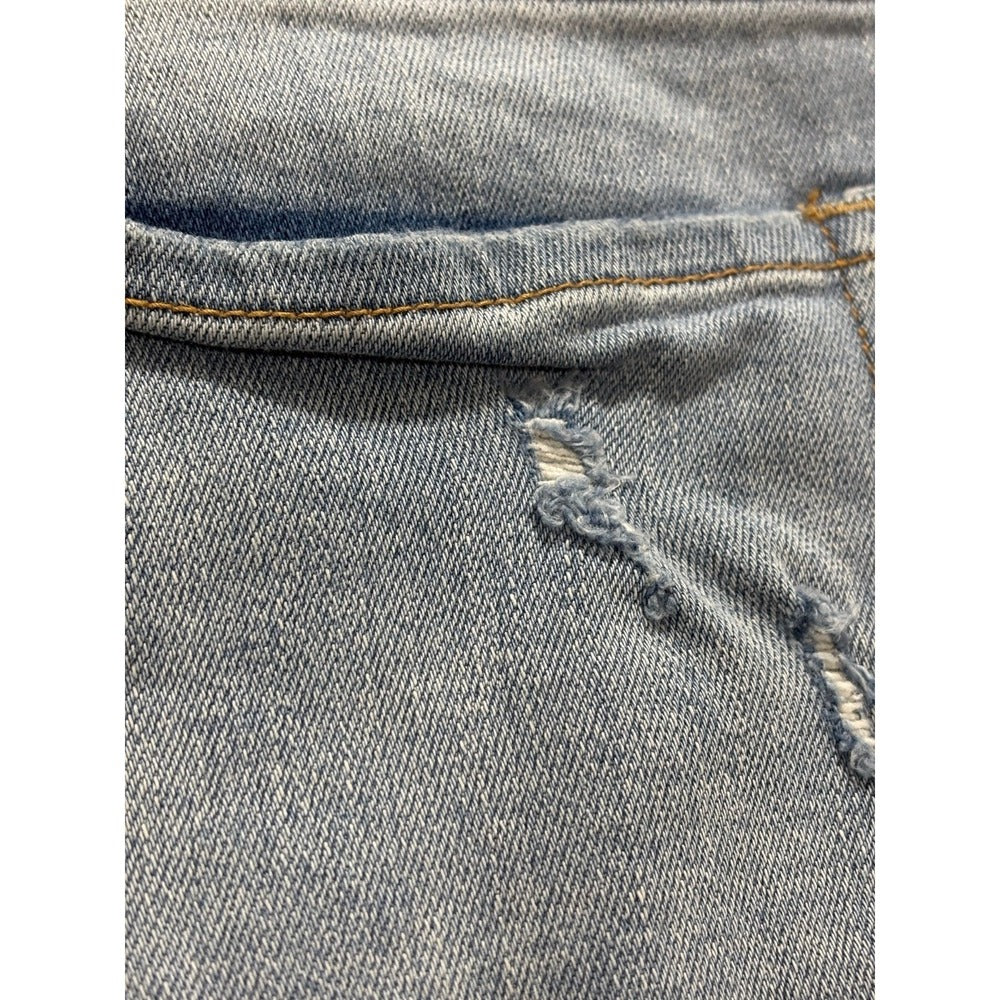 Cello XL Womens Light Wash Distressed Cutoff Denim Shorts Boho Casual