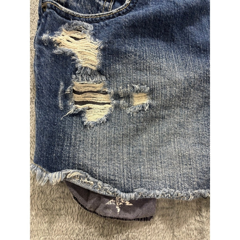 Mossimo Women's Blue Denim Shorts Size 15, photo 8 of 10