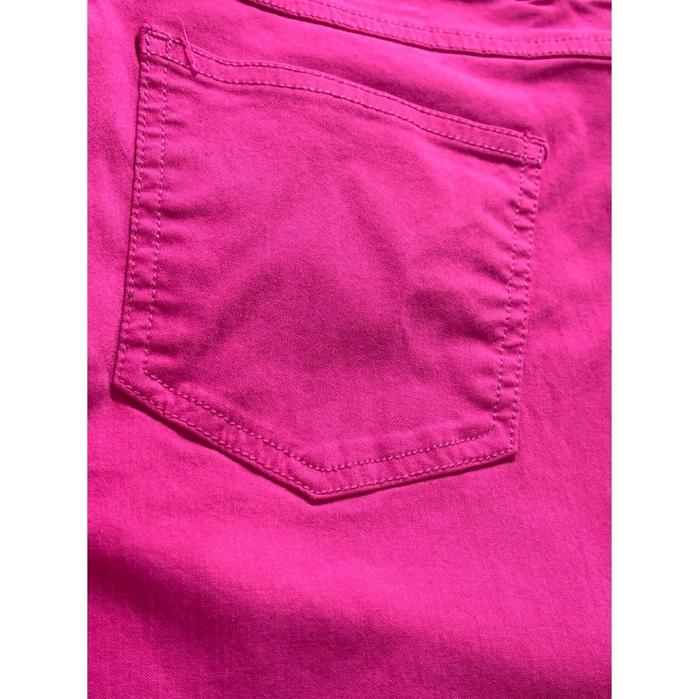 Ruby Rd Womens 16P Pink Pull On Capri Pants Casual Preppy Cozy