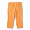 Chico's 16 Womens Orange Pull-On Capri Pants Boho Casual 3 NWT