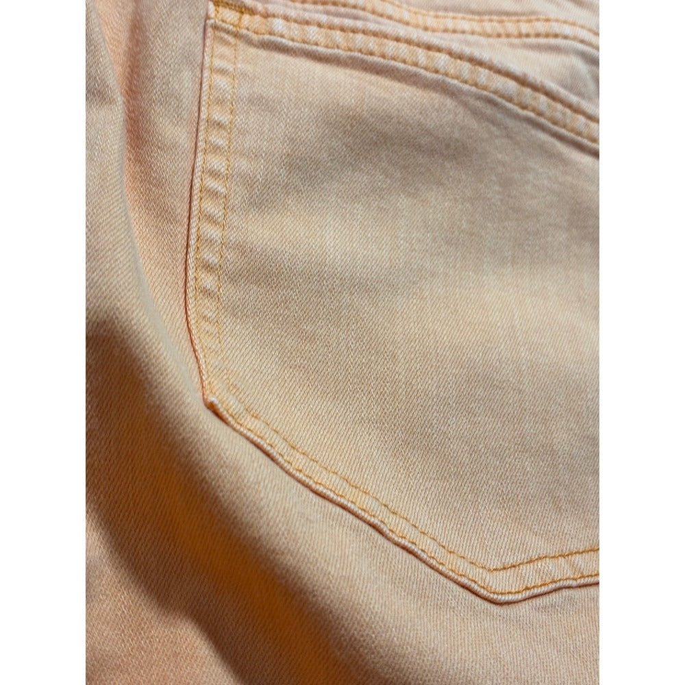 Chico's 16 Womens Orange Pull-On Capri Pants Boho Casual 3 NWT