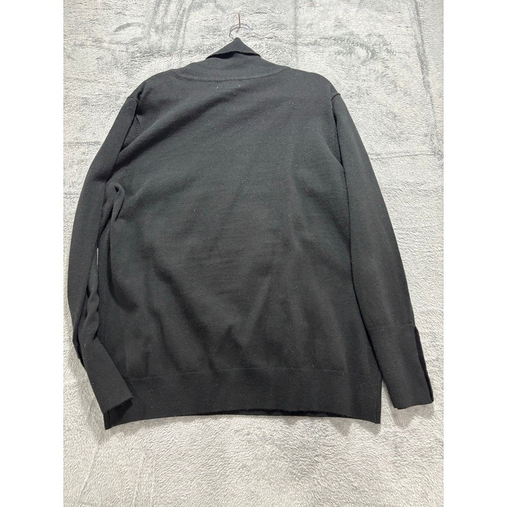 JM Collection XXL Womens Black Turtleneck Sweater