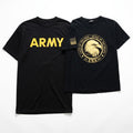 Lot 2 Mens L Black US Army PFU Eagle Home of the Brave Graphic T-Shirts Vintage