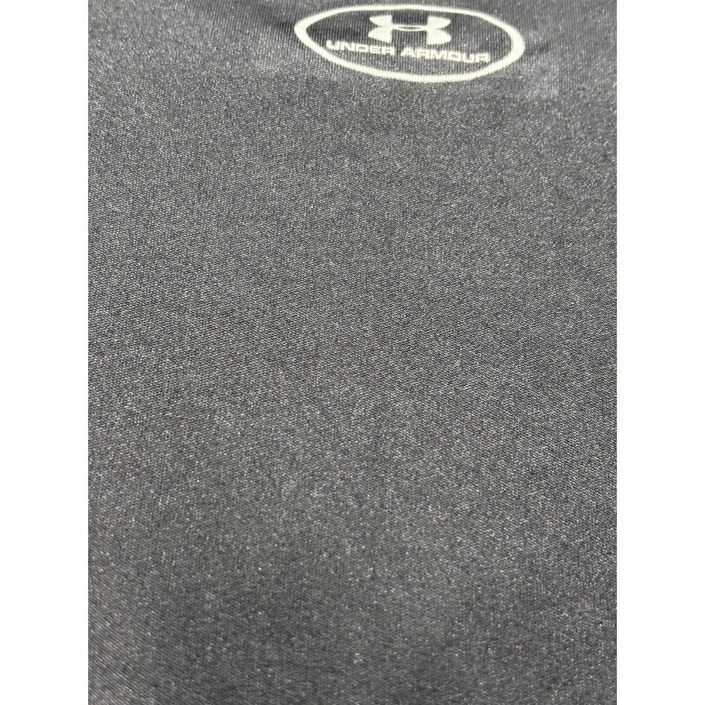 Under Armour L Black Heatgear Loose Fit Logo Tee Athleisure Casual T-Shirt