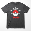 Pokemon Trainer Gray Graphic T-Shirt L Mens Vintage Athleisure Short Sleeve Tee