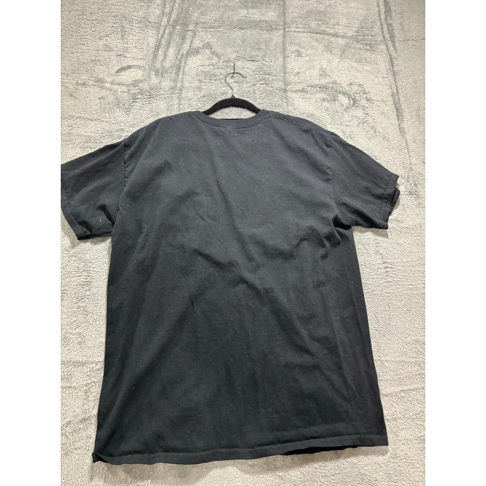 Gildan L Black Vet Bod Graphic Tee Shirt Casual Athleisure Mens