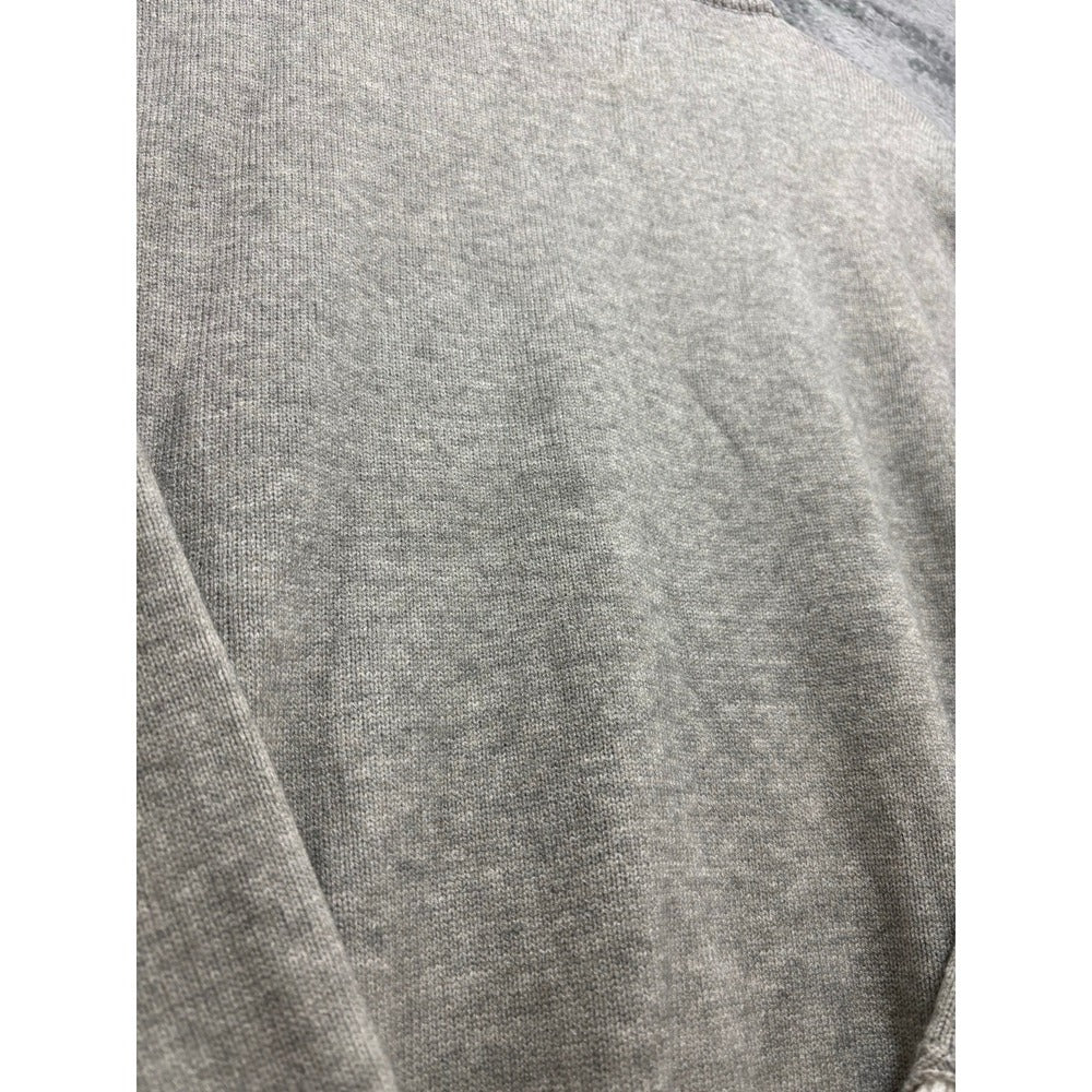 XXL Womens Gray Layered Crewneck Sweater