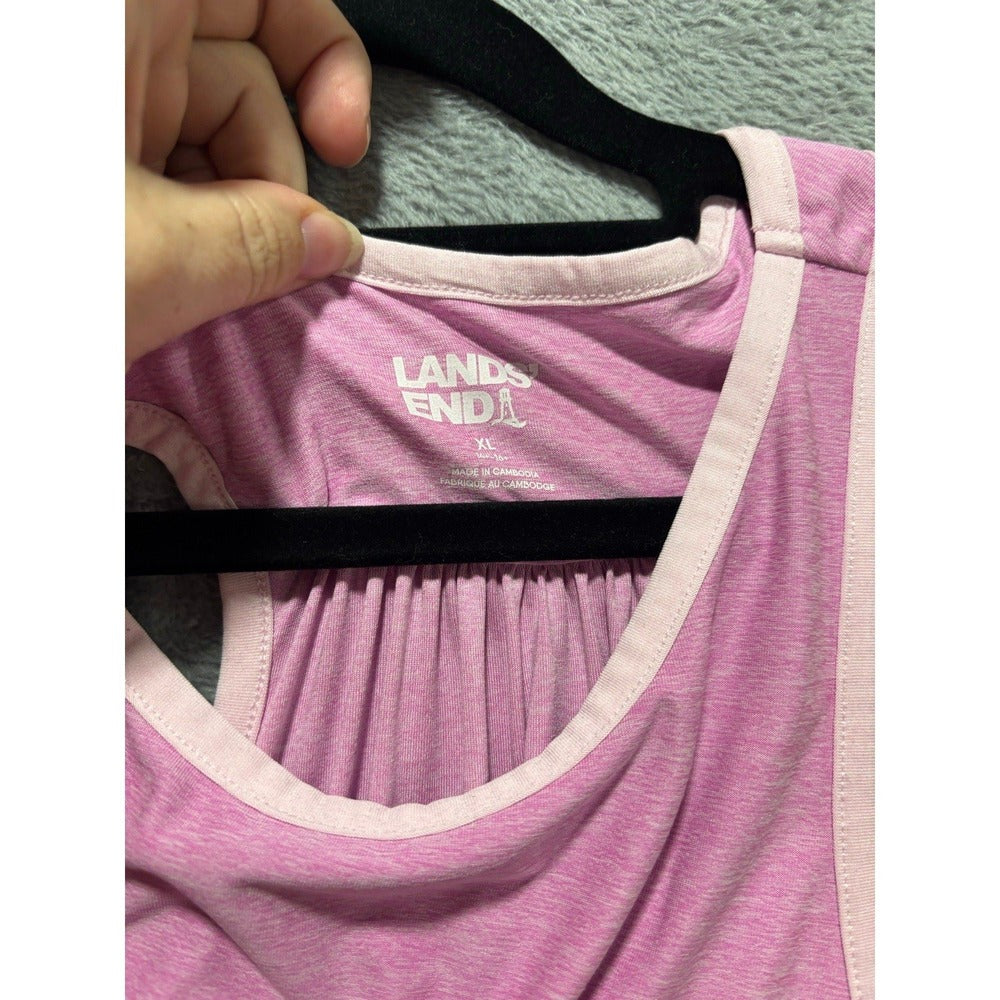 Lands End Cat & Jack XL Pink Cream Girls 2-Piece Tank Top Bundle Casual