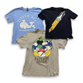 Gap Disney Boys S Blue Gray Navy Graphic T-Shirt Lot 3pc Mickey Casual Vintage