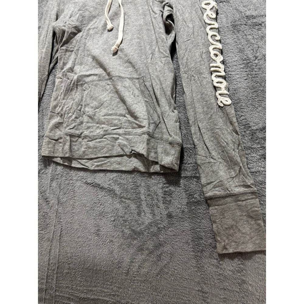 Abercrombie & Fitch L Gray Womens Hoodie Sweatshirt Athleisure Casual Cozy