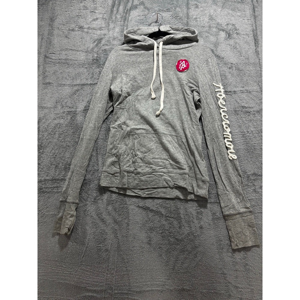 Abercrombie & Fitch L Gray Womens Hoodie Sweatshirt Athleisure Casual Cozy
