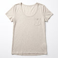 Banana Republic Womens S Beige Pocket Tee Shirt NWT Minimalist Casual