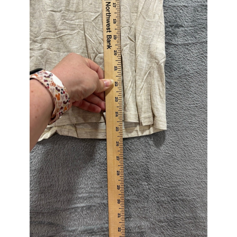 Banana Republic Womens S Beige Pocket Tee Shirt NWT Minimalist Casual