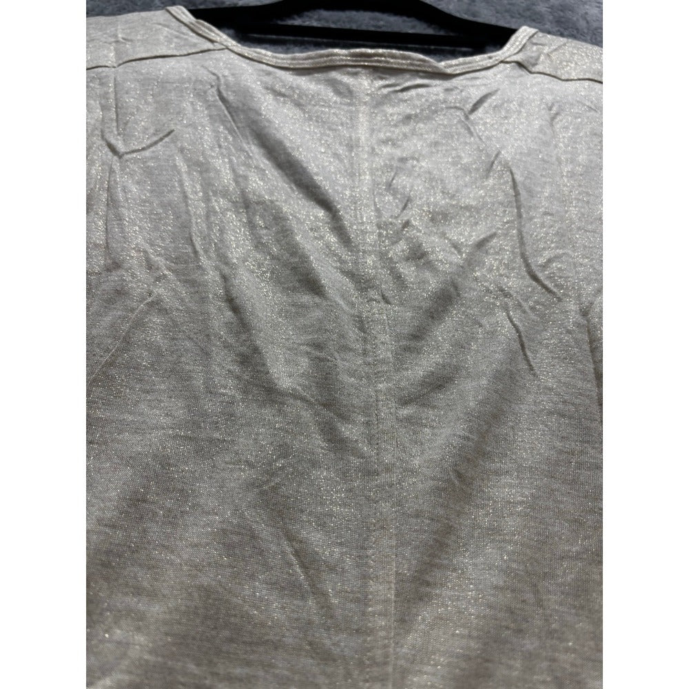 Banana Republic Womens S Beige Pocket Tee Shirt NWT Minimalist Casual