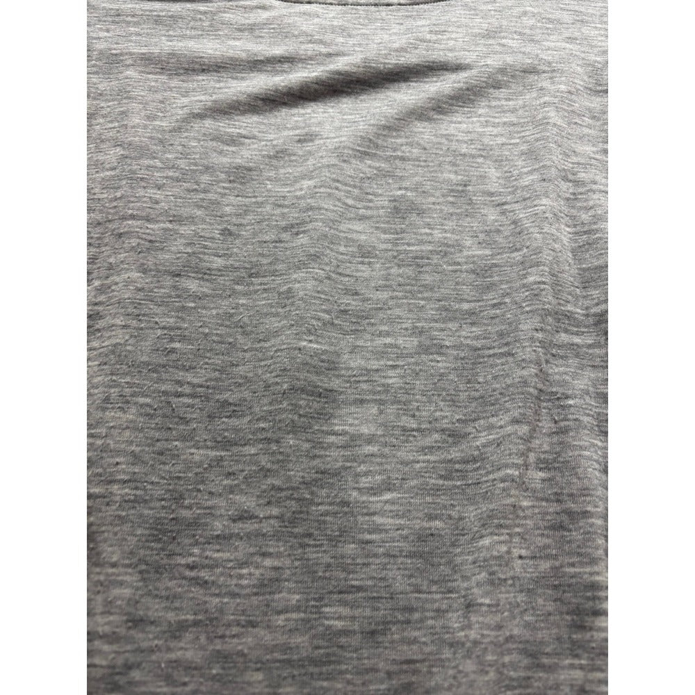 LOFT M Gray Long Sleeve Front Knot Top Womens Casual Minimalist