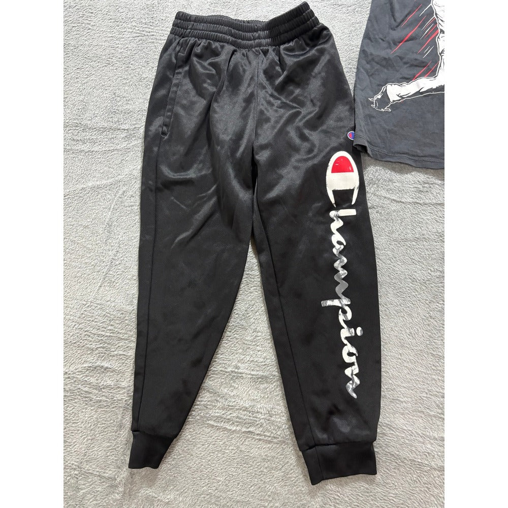 Champion The Childrens Place 7/8 Boys 4pc Lot Shirts Joggers Athleisure Casual