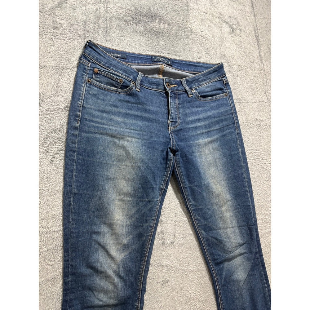 Lucky Brand Womens 6 Blue Lolita Skinny Jeans Medium Wash Denim Casual Boho
