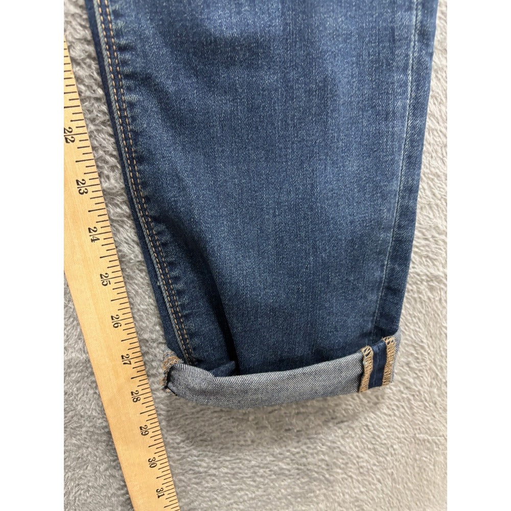Lucky Brand Womens 6 Blue Lolita Skinny Jeans Medium Wash Denim Casual Boho