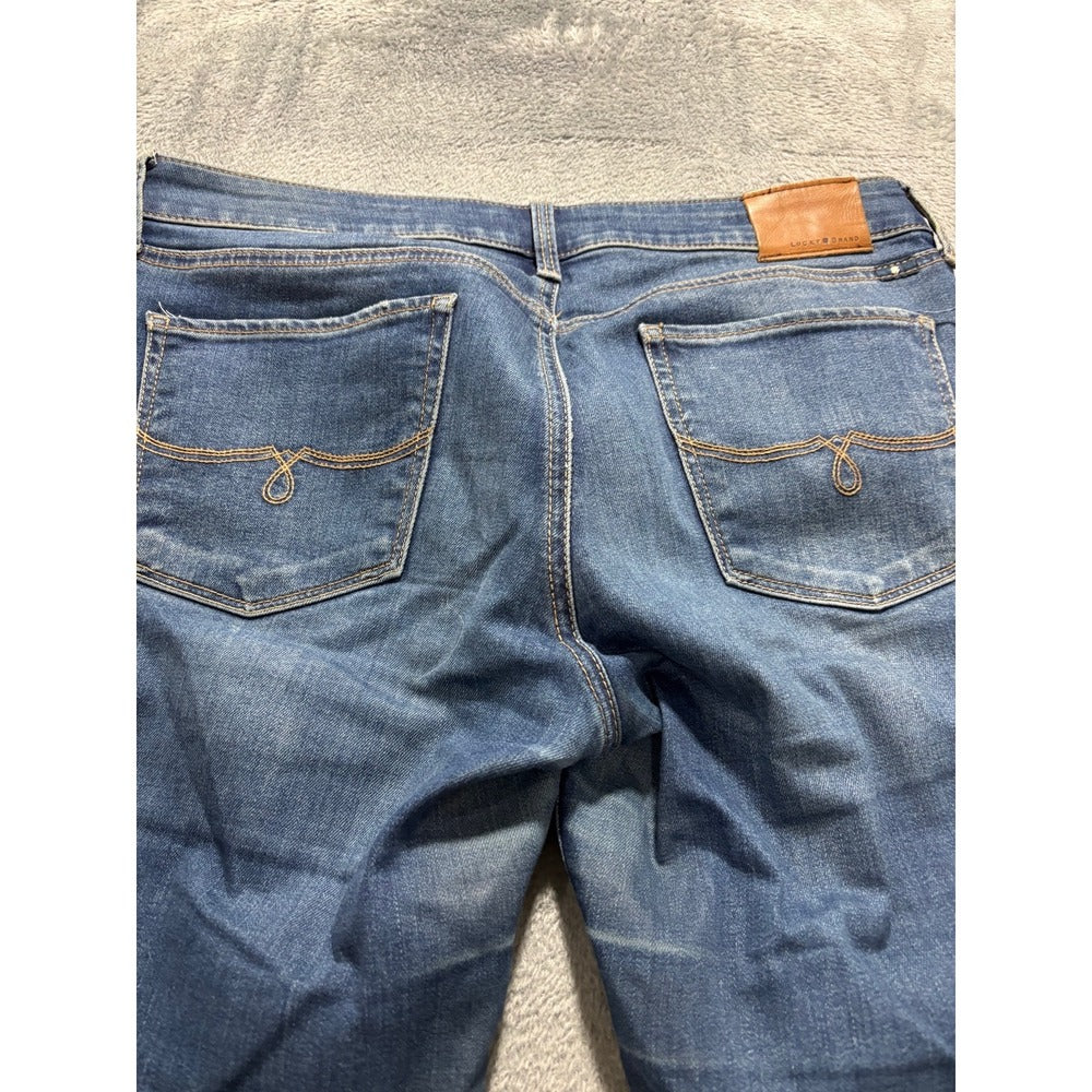 Lucky Brand Womens 6 Blue Lolita Skinny Jeans Medium Wash Denim Casual Boho