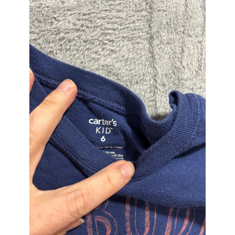 Carters Hurley Disney Boys 6 Blue Gray Graphic T-Shirt Lot 3pc Frozen Athleisure