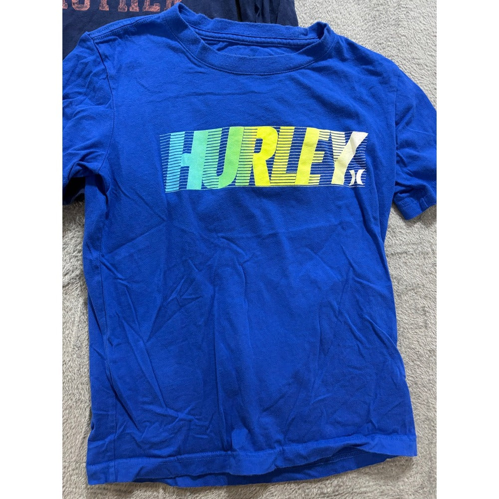 Carters Hurley Disney Boys 6 Blue Gray Graphic T-Shirt Lot 3pc Frozen Athleisure