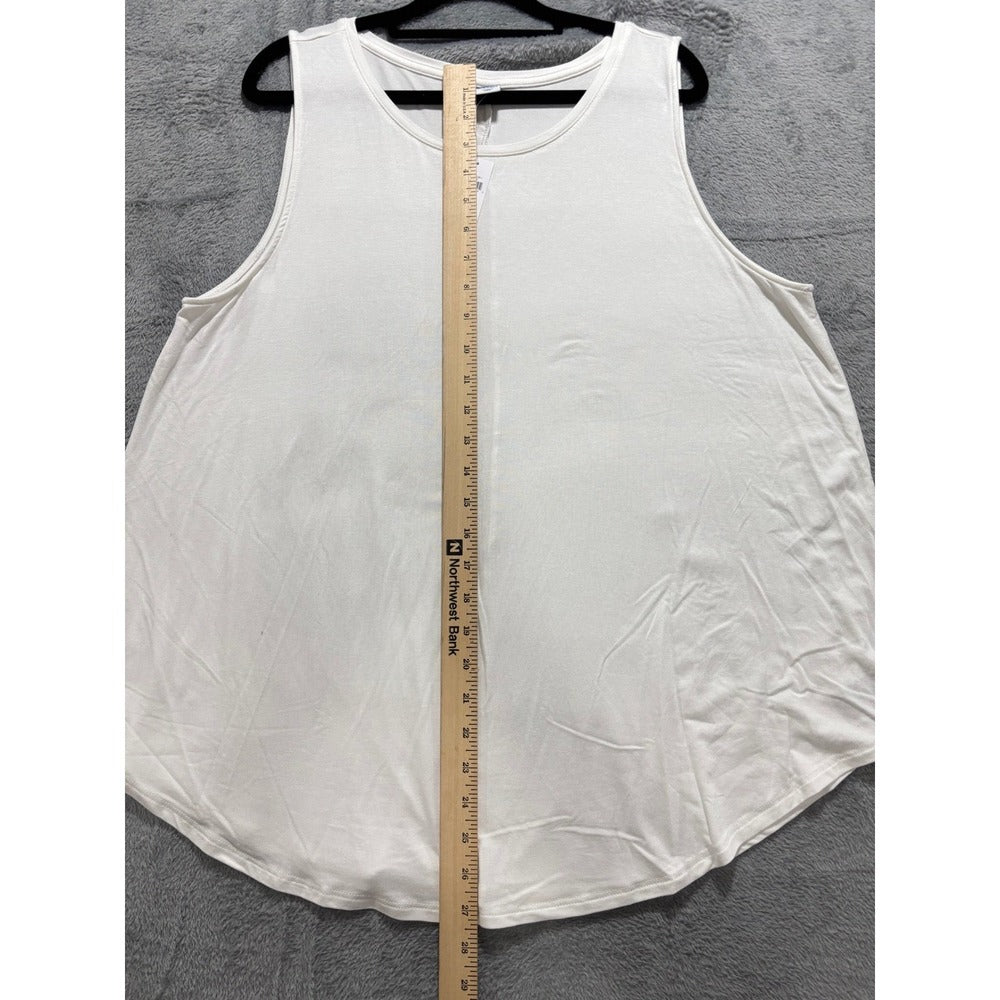 Old Navy XL White Womens Swing Tank Top Casual Minimalist