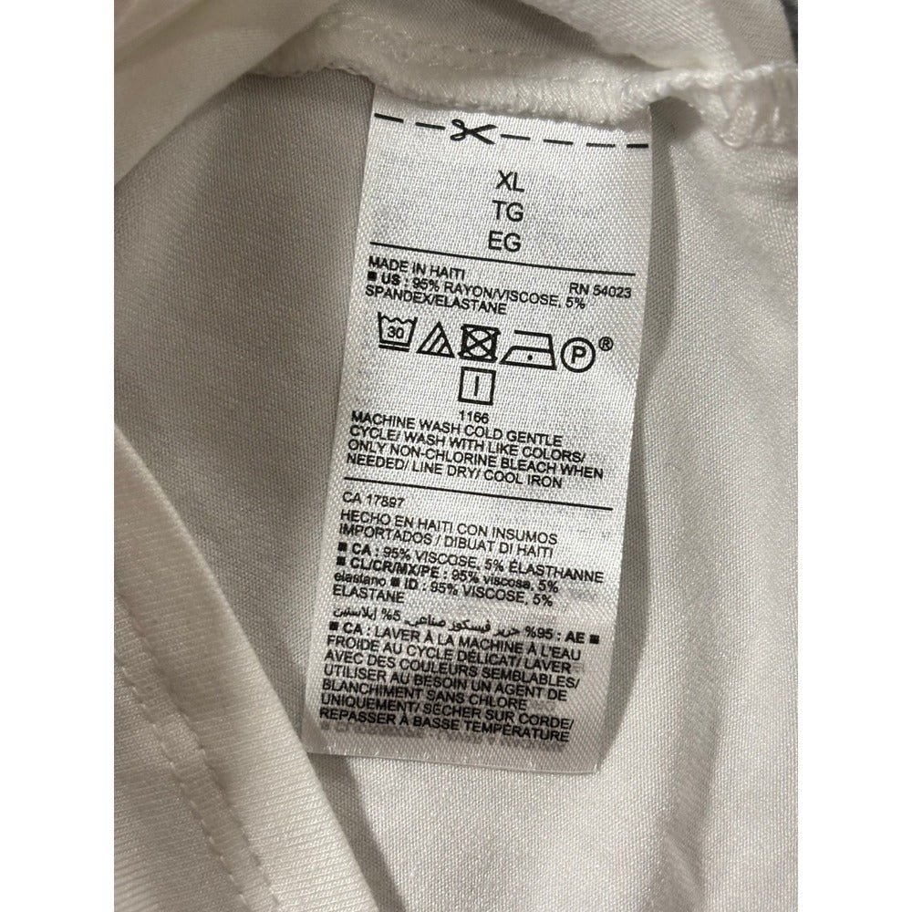 Old Navy XL White Womens Swing Tank Top Casual Minimalist
