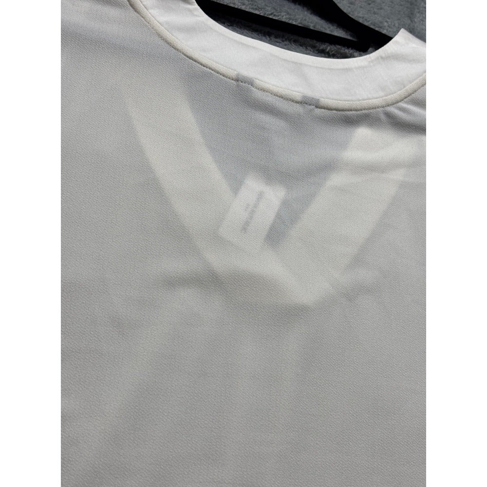 Banana Republic XL White V-Neck Sleeveless Top Womens Casual Minimalist NWT
