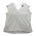 Banana Republic XL White V-Neck Sleeveless Top Womens Casual Minimalist NWT