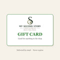 My Second Story Consignment gift card