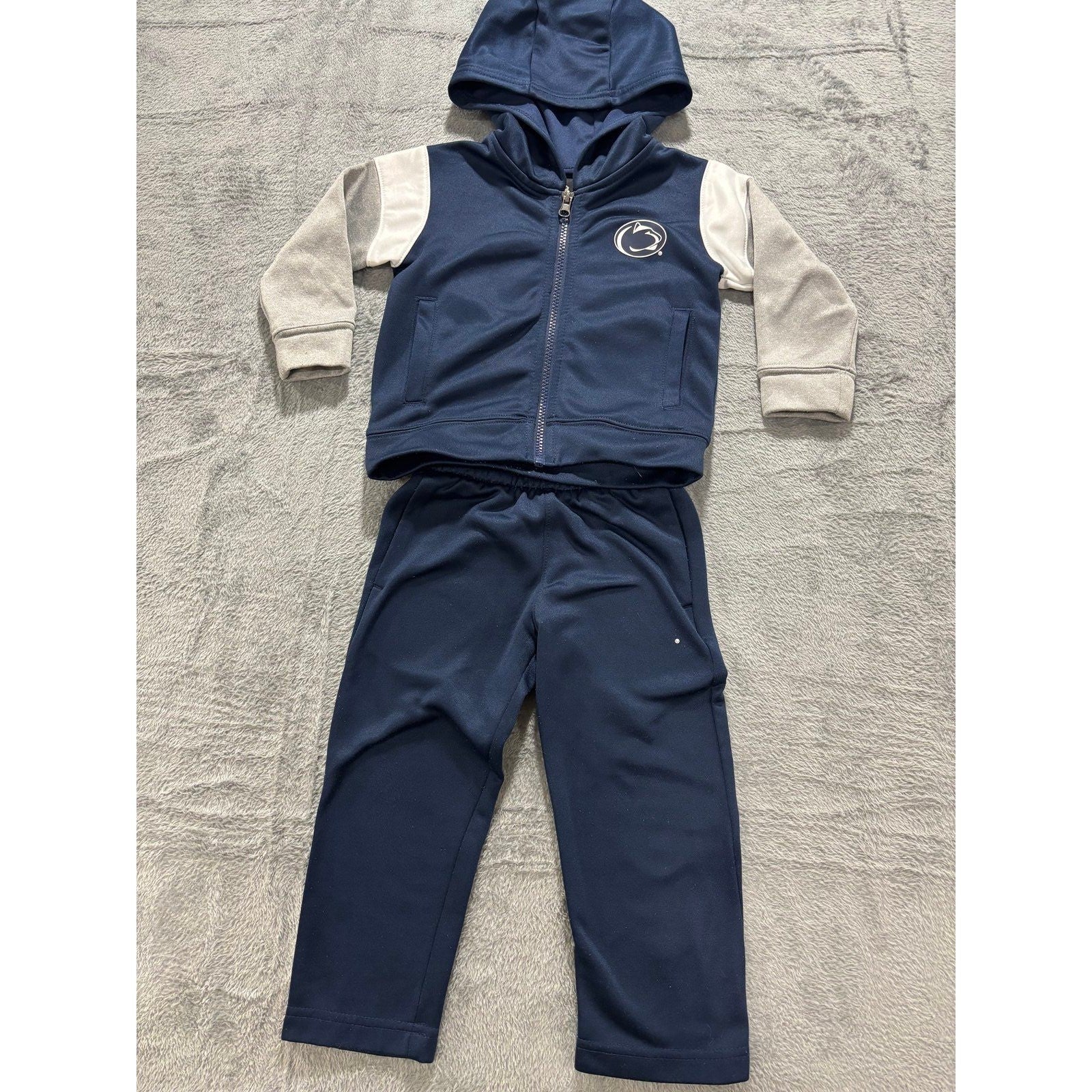 Gen2 2T Navy Blue Penn State Nittany Lions Tracksuit Hoodie Pants Set Athleisure