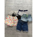 Girls Shorts and Skirts Bundle Lot 6pc Limited Too Justice Tractor Size 4-7