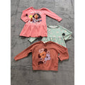 H&M Disney 3/4T Pink Mint Rust Girls Dress Sweater Lot Womens Casual Vintage 3PC