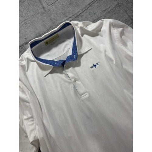 Donald Ross Golf Polo Mens XXL White Performance Shirt Short Sleeve